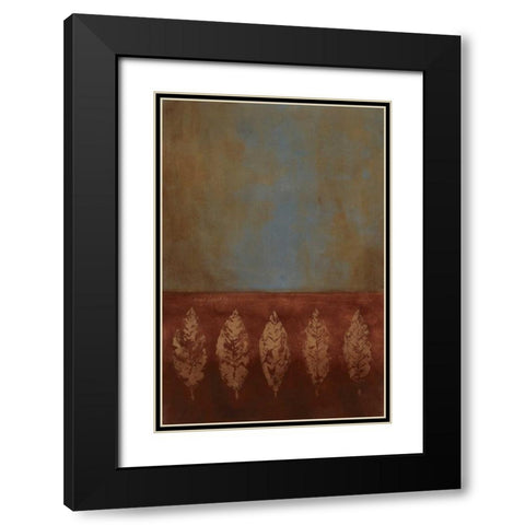 Stem of Brunir I Black Modern Wood Framed Art Print with Double Matting by Loreth, Lanie