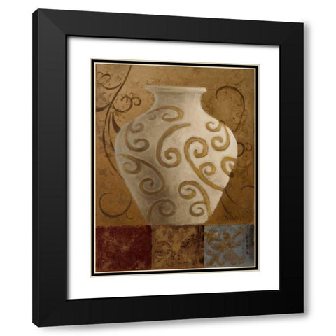 Elegant Vessel I Black Modern Wood Framed Art Print with Double Matting by Loreth, Lanie