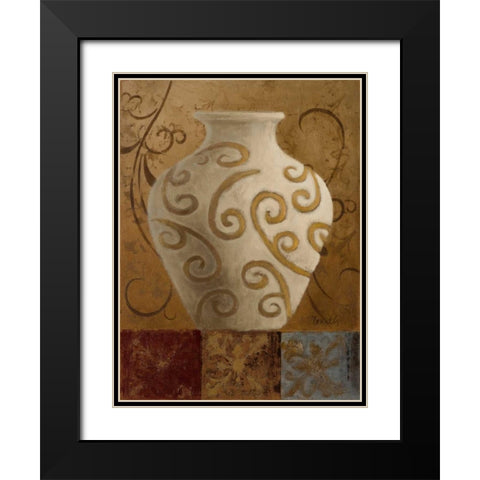 Elegant Vessel I Black Modern Wood Framed Art Print with Double Matting by Loreth, Lanie