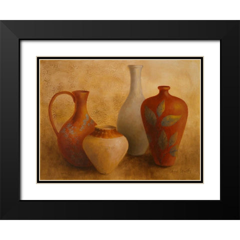 Decorative Vessel Still Life II Black Modern Wood Framed Art Print with Double Matting by Loreth, Lanie