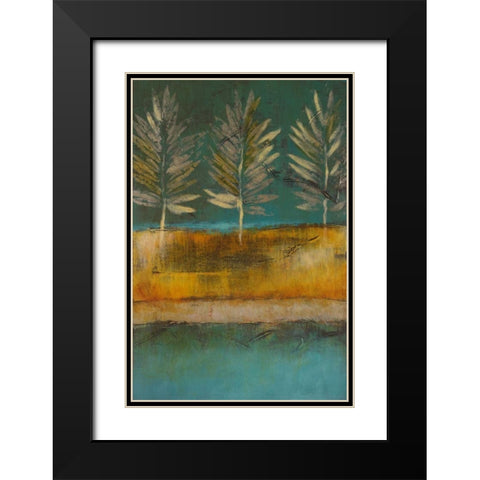 Midnight Island I Black Modern Wood Framed Art Print with Double Matting by Loreth, Lanie