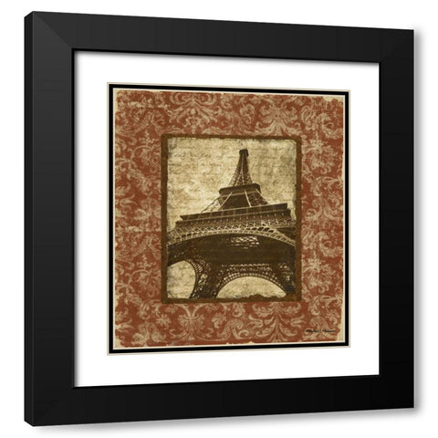 Jaime Paris II Black Modern Wood Framed Art Print with Double Matting by Marcon, Michael