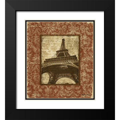Jaime Paris II Black Modern Wood Framed Art Print with Double Matting by Marcon, Michael
