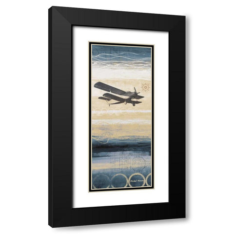 Through the Wind I Black Modern Wood Framed Art Print with Double Matting by Marcon, Michael