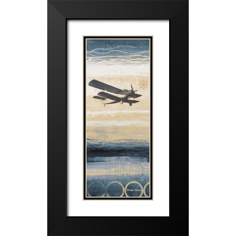 Through the Wind I Black Modern Wood Framed Art Print with Double Matting by Marcon, Michael