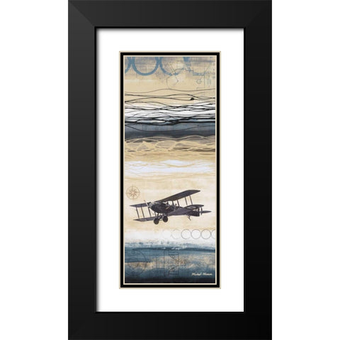 Through the Wind II Black Modern Wood Framed Art Print with Double Matting by Marcon, Michael