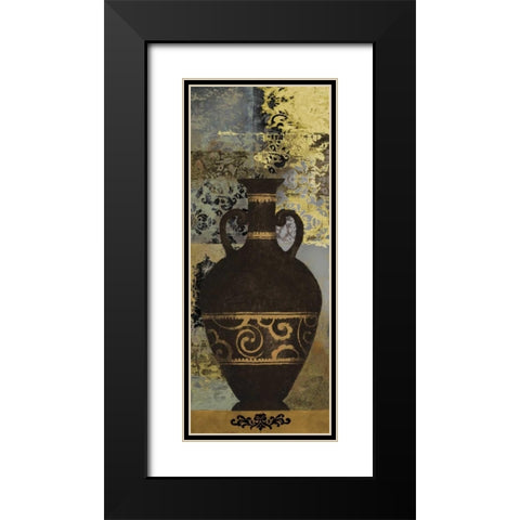Vintage Vessel II Black Modern Wood Framed Art Print with Double Matting by Marcon, Michael