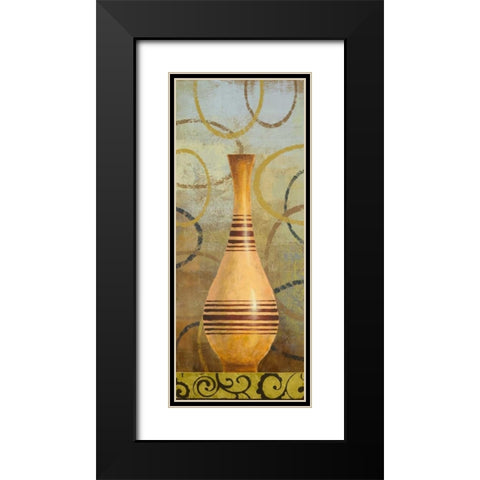 Symphony I Black Modern Wood Framed Art Print with Double Matting by Marcon, Michael