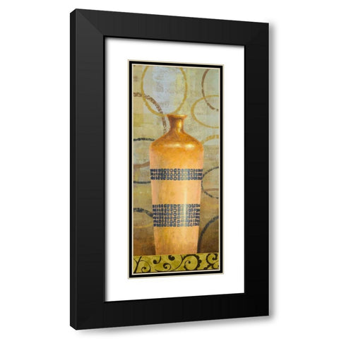 Symphony II Black Modern Wood Framed Art Print with Double Matting by Marcon, Michael