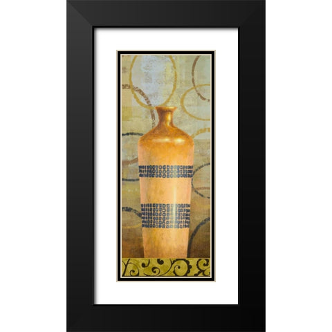 Symphony II Black Modern Wood Framed Art Print with Double Matting by Marcon, Michael