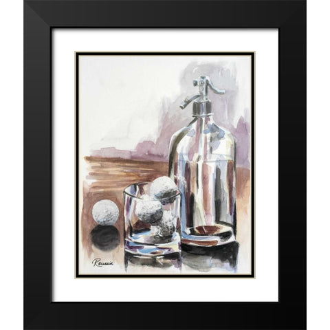 On The Rocks Black Modern Wood Framed Art Print with Double Matting by French-Roussia, Heather A.