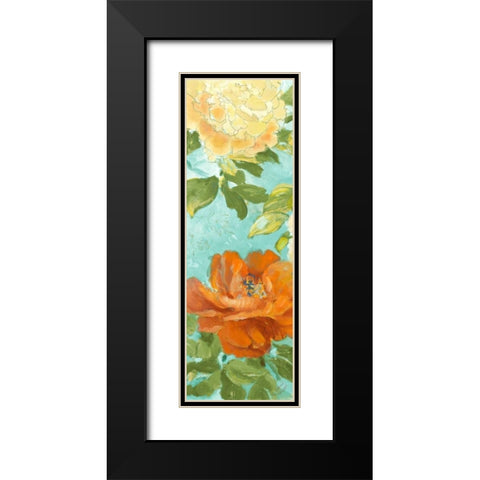 Beauty of the Blossom Panel II Black Modern Wood Framed Art Print with Double Matting by Loreth, Lanie