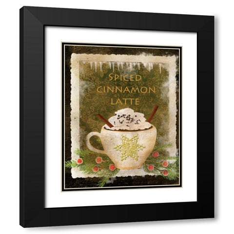 Spiced Cinnamon Latte Black Modern Wood Framed Art Print with Double Matting by Albert, Beth