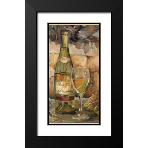 Le Cour de le Chateau II Black Modern Wood Framed Art Print with Double Matting by Hageman, Marilyn