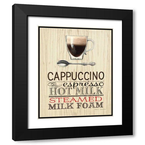 Cappucino Black Modern Wood Framed Art Print with Double Matting by Fabiano, Marco