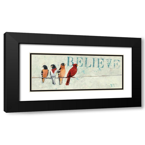 The Usual Suspects Panel I - Hope Black Modern Wood Framed Art Print with Double Matting by Tillmon, Avery