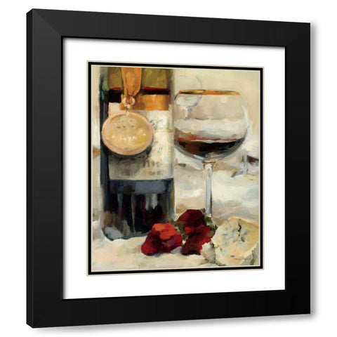 Award Winning Wine II Black Modern Wood Framed Art Print with Double Matting by Hageman, Marilyn