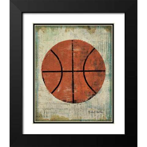 Ball II Black Modern Wood Framed Art Print with Double Matting by Mullan, Michael