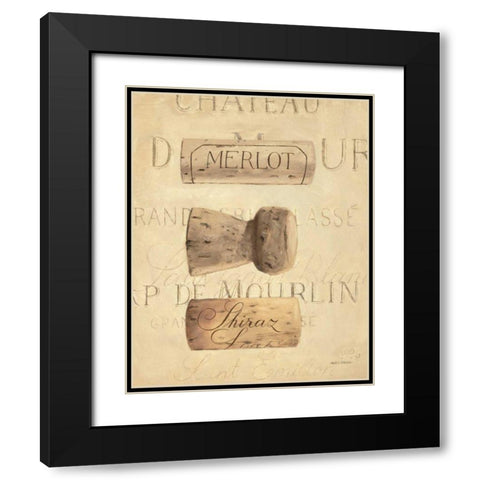 Chateau Nouveau Element V Black Modern Wood Framed Art Print with Double Matting by Fabiano, Marco