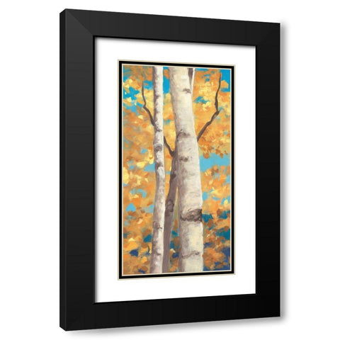 Doubloons Panel I Black Modern Wood Framed Art Print with Double Matting by Purinton, Julia