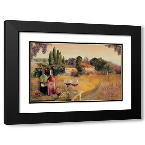 Spoleto Afternoon Black Modern Wood Framed Art Print with Double Matting by Hageman, Marilyn