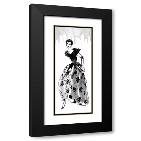 Fifties Fashion II with Red Black Modern Wood Framed Art Print with Double Matting by Tavoletti, Anne