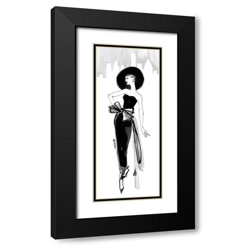 Fifties Fashion IV with Red Black Modern Wood Framed Art Print with Double Matting by Tavoletti, Anne