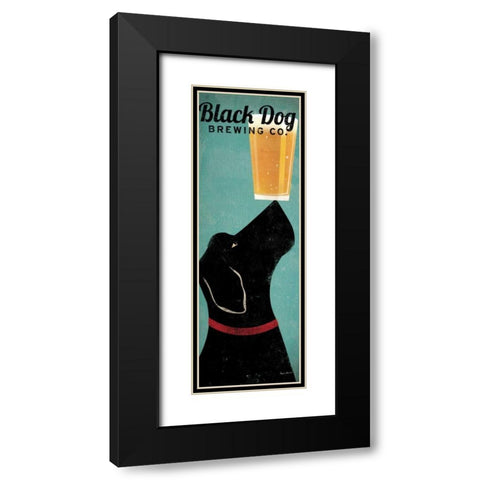 Black Dog Brewing Co. Black Modern Wood Framed Art Print with Double Matting by Fowler, Ryan