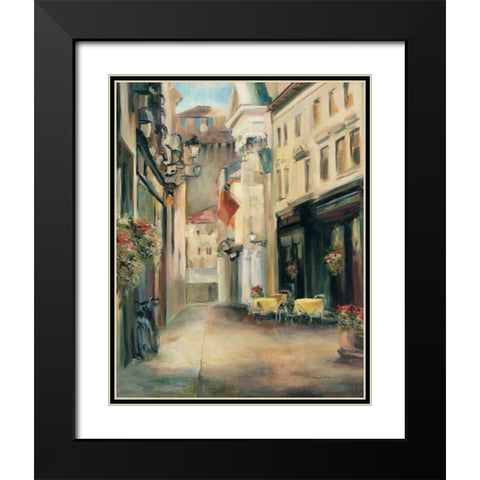 Old Town II Black Modern Wood Framed Art Print with Double Matting by Hageman, Marilyn