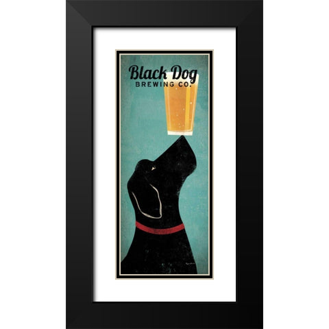 Black Dog Brewing Co. Black Modern Wood Framed Art Print with Double Matting by Fowler, Ryan