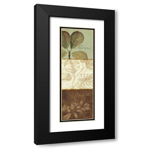Forest Walk Panel I Black Modern Wood Framed Art Print with Double Matting by Audit, Lisa