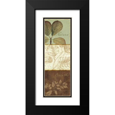 Forest Walk Panel I Black Modern Wood Framed Art Print with Double Matting by Audit, Lisa