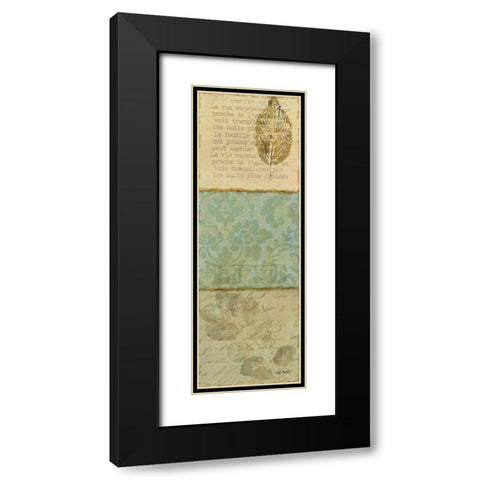 Forest Walk Panel II Black Modern Wood Framed Art Print with Double Matting by Audit, Lisa