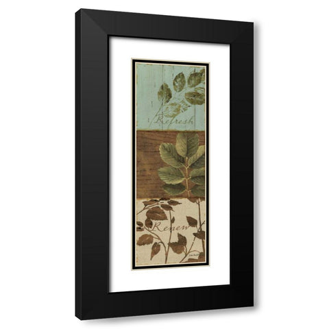 Forest Walk Panel III Black Modern Wood Framed Art Print with Double Matting by Audit, Lisa