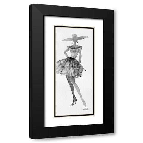 Fashion Sketchbook V Black Modern Wood Framed Art Print with Double Matting by Tavoletti, Anne