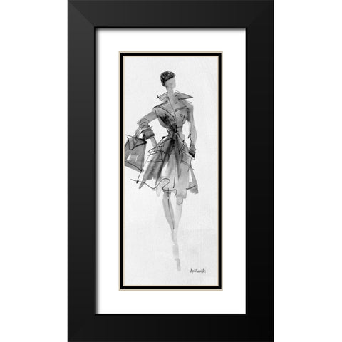Fashion Sketchbook VII Black Modern Wood Framed Art Print with Double Matting by Tavoletti, Anne