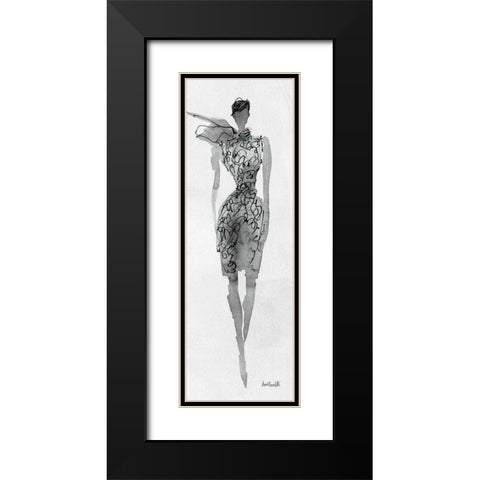 Fashion Sketchbook VIII Black Modern Wood Framed Art Print with Double Matting by Tavoletti, Anne