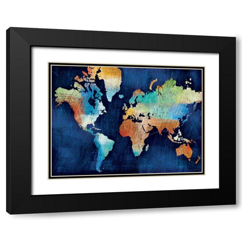 Seasons Change Black Modern Wood Framed Art Print with Double Matting by Mullan, Michael