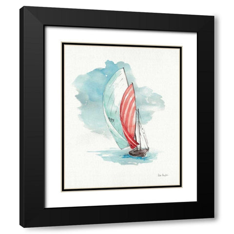 In the Moment I Black Modern Wood Framed Art Print with Double Matting by Audit, Lisa