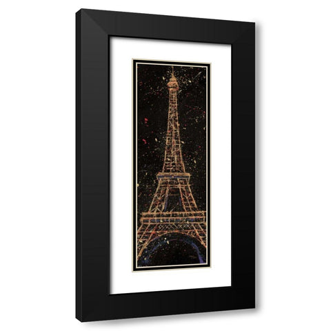 Cities at Night I Black Modern Wood Framed Art Print with Double Matting by Wellington Studio