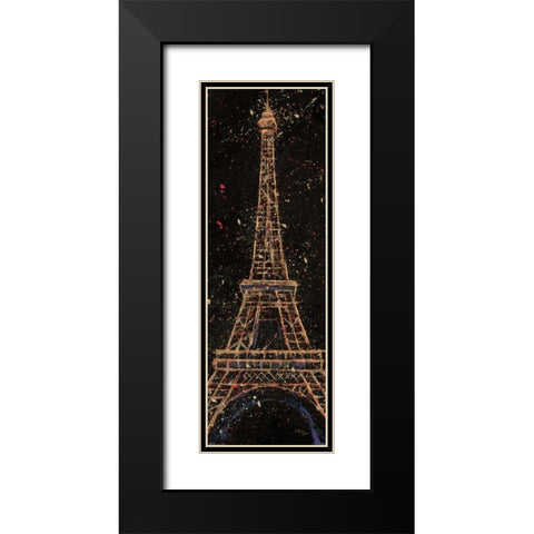 Cities at Night I Black Modern Wood Framed Art Print with Double Matting by Wellington Studio