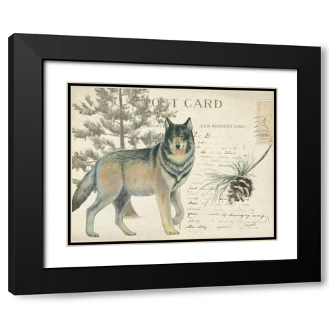 Northern Wild I Black Modern Wood Framed Art Print with Double Matting by Wiens, James
