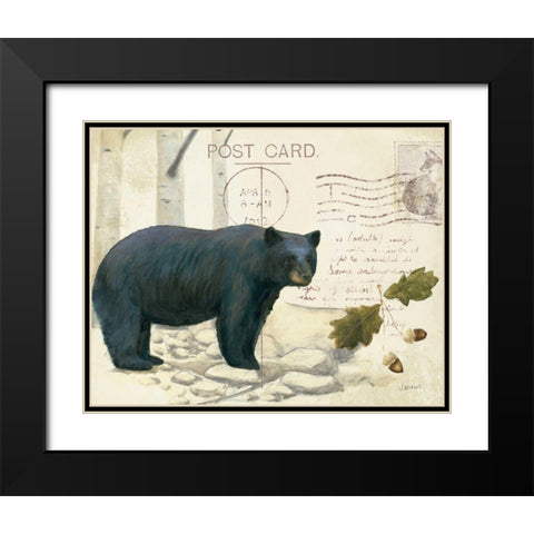 Northern Wild IV Black Modern Wood Framed Art Print with Double Matting by Wiens, James