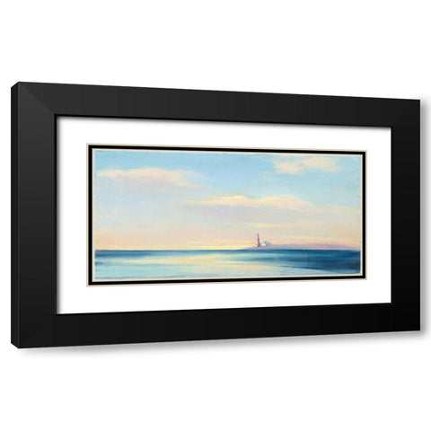 Dawn Beacon Black Modern Wood Framed Art Print with Double Matting by Purinton, Julia