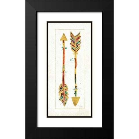 Beautiful Arrows I Black Modern Wood Framed Art Print with Double Matting by Pela Studio