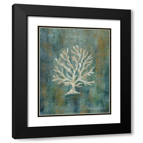 Tropical Sea I Black Modern Wood Framed Art Print with Double Matting by Vassileva, Silvia