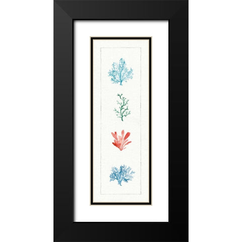 Water Coral VIII Black Modern Wood Framed Art Print with Double Matting by Audit, Lisa