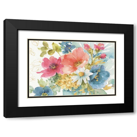 My Garden Bouquet I Black Modern Wood Framed Art Print with Double Matting by Audit, Lisa