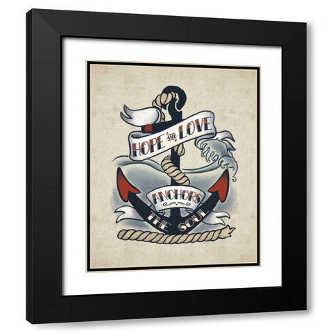 Sailor Wisdom I Black Modern Wood Framed Art Print with Double Matting by Penner, Janelle