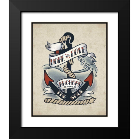 Sailor Wisdom I Black Modern Wood Framed Art Print with Double Matting by Penner, Janelle